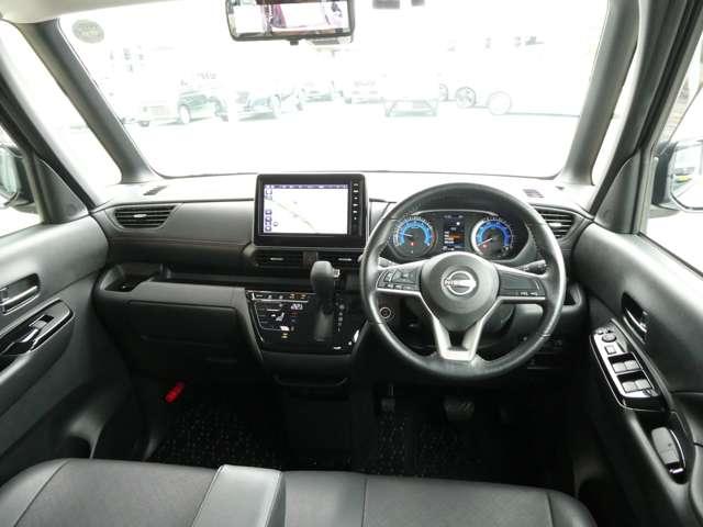 ルークス ハイウェイスターＧターボ　９インチナビ　両側オートスライド　助手席エアバッグ　アイドリングストップ機能　両側電動スライドドア　インテリキ－　１オーナー　レーンキープ　ＬＥＤヘッドランプ　ＥＴＣ　ドライブレコーダー　バックモニター　キーフリー　アルミホイール（4枚目）