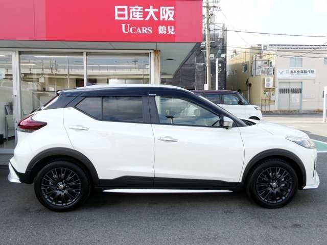 キックス ＡＵＴＥＣＨ　（ｅ－ＰＯＷＥＲ）　衝突被害軽減ブレーキ　アラウンドビュー　レーダークルーズ　誤発進抑制装置　ＬＥＤヘッドライト　ＥＴＣ　車線逸脱警報　スマートキー　ワンオーナー　リヤカメラ　ドラレコ　パワーウインドウ　ＡＢＳ　アルミホイール　メモリーナビ（37枚目）