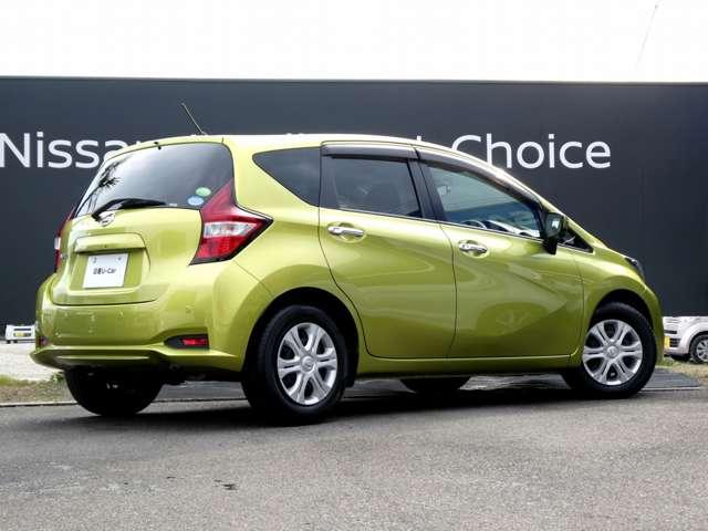 ノート １．２　Ｘ　衝突被害軽減ブレーキ　踏み間違い防止ＡＳＴ　レーダーブレーキサポート　ＥＴＣ搭載　１オーナー車　Ｄレコ　スマトキー　キーレス　運転席助手席エアバッグ　ナビＴＶ　ワンセグ　バックカメラ　エアコン　パワーウィンドウ　レーンアシスト　ＡＢＳ　アラモニ（2枚目）