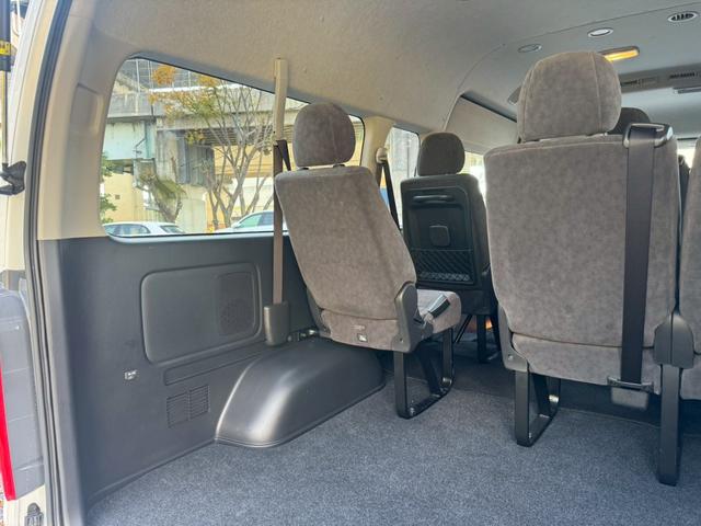 ハイエースワゴン グランドキャビン　／衝突軽減／レーンキープ／コーナーセンサ／片側パワースライドドア／プッシュスタート／ＥＴＣ／バックカメラ／Ｂｌｕｅｔｏｏｔｈ／ＵＳＢ接続／オートライト／オートマチックハイビーム／スマートキー／社外ナビ（55枚目）