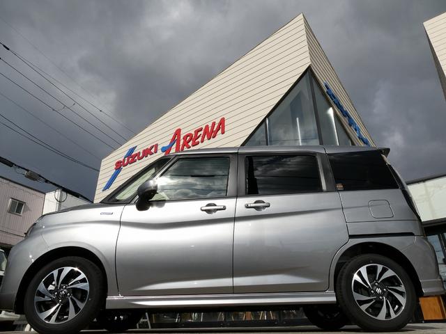 ソリオバンディット ハイブリッドMV 3型 全方位モニター付9インチフルセグメモリーナビ 両側電動スライドドア デュアルセンサブレーキサポートII LEDヘッドランプ 電動パーキング アダプティブクルコン 15AW スリムサーキュレーター(16枚目)