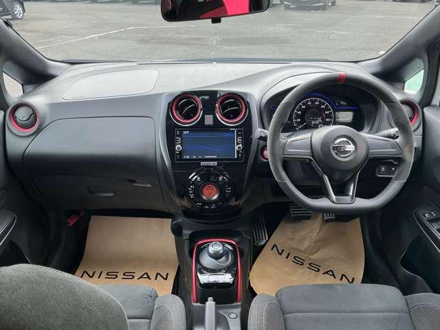 ノート 1.2 e-POWER NISMO NISMO純正アルミホイール! LEDランプ ワンオーナー車 Bカメラ メモリーナビ付き レーンアシスト フルオートエアコン スマートキープッシュスタート Wエアバッグ アルミ キーフリー パワーステアリング エアバック ワンセグ(4枚目)