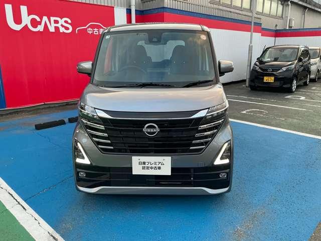 ルークス ６６０　ハイウェイスターＸ　純正前後ドライブレコーダー　アイスト　衝突被害軽減ブレ－キ　マルチビューカメラ　車線逸脱警報装置　ＥＴＣ　ＬＥＤ　スマートキー　パワーウィンドウ　カーテンエアバック　ドライブレコーダー　ナビＴＶ　バックカメラ　パワステ　キーフリ（2枚目）