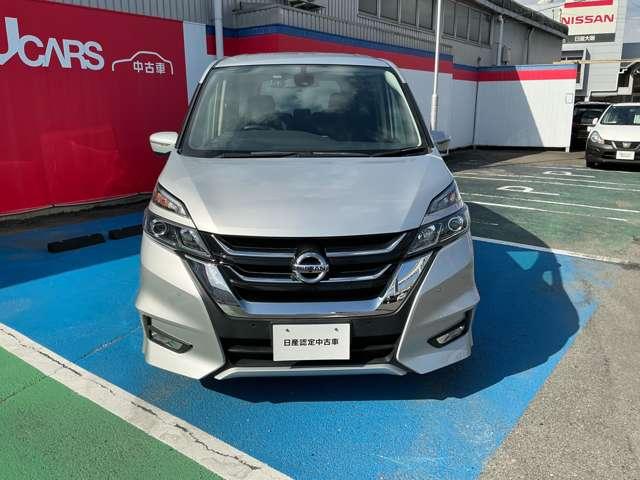 セレナ ハイウェイスターＶセレクション２　アラウンドビューモニター　バックモニタ　全周囲モニタ　アイスト　インテリキー　ＬＥＤライト　ＥＴＣ車載器　オートクルーズコントロール　サイドエアバッグ　ドライブレコーダー　メモリ－ナビ　アルミ　ＴＶナビ　エアバック　ＡＢＳ（2枚目）