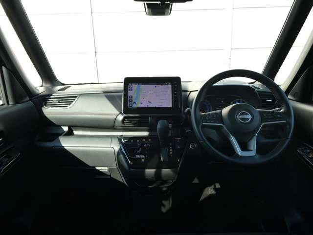 ルークス ハイウェイスターGターボ プロパイロット エディション 両側パワードア アラウンドビュ プリクラッシュセーフティー メモリナビ アダプティブクルコン レーンキープ 展示試乗車UP インテリキ- ETC LEDヘッドライト アイドリングストップ AC PS(4枚目)