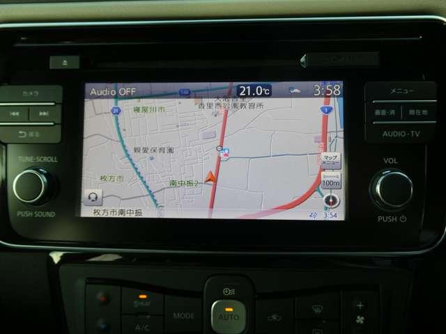 メモリーナビゲーションではじめての道や知らない道も快適にドライブ！