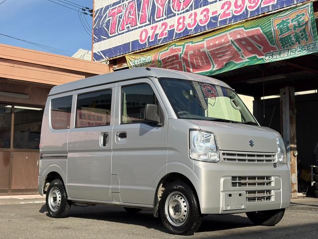 エブリイ PC AT 衝突被害軽減システム クリアランスソナー レーンアシスト ETC 両側スライドドア キーレスエントリー オートライト 盗難防止システム ABS ESC エアコン パワーステアリング(15枚目)