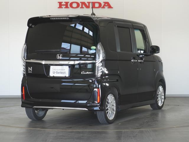 Ｎ－ＢＯＸカスタム ＥＸターボ　１年保証　８インチナビ　リアカメラ　助手席スーパースライドシート　オートリトラミラー　運転席助手席シートヒーター　フルセグ　　ＬＥＤヘッドライト　パドルシフト　リア左右パワースライドドア　前後ドラレコ（17枚目）