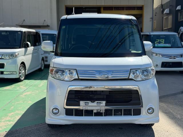 タント カスタムＲＳ　ナビ　テレビ　ＥＴＣ　オートエアコン　左側パワースライドドアー　スマートキー　電動格納ミラー　ウィンカーミラー　ターボ　フォグランプ　ベンチシート（3枚目）