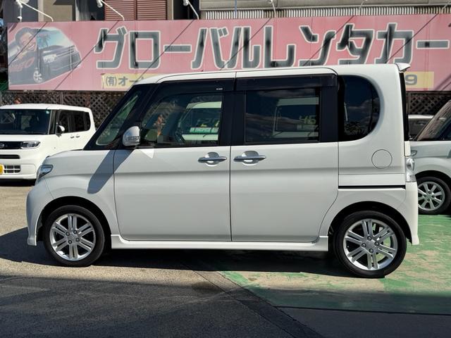 タント カスタムＲＳ　ナビ　テレビ　ＥＴＣ　オートエアコン　左側パワースライドドアー　スマートキー　電動格納ミラー　ウィンカーミラー　ターボ　フォグランプ　ベンチシート（9枚目）