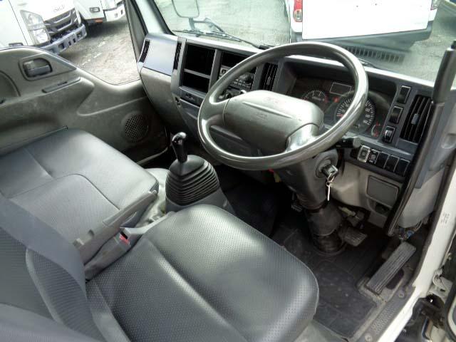 エルフトラック 強化フルフラットローダンプ 2t 新明和DR2-0110SY・コボレーン・内寸305x159x32(3枚目)