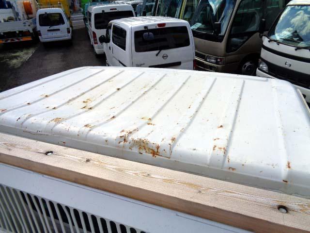 エルフトラック 強化フルフラットローダンプ 2t 新明和DR2-0110SY・コボレーン・内寸305x159x32(16枚目)