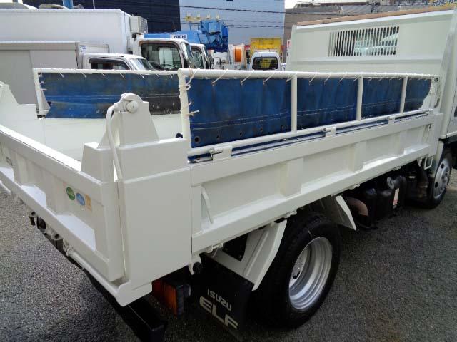 エルフトラック 強化フルフラットローダンプ 2t 新明和DR2-0110SY・コボレーン・内寸305x159x32(24枚目)