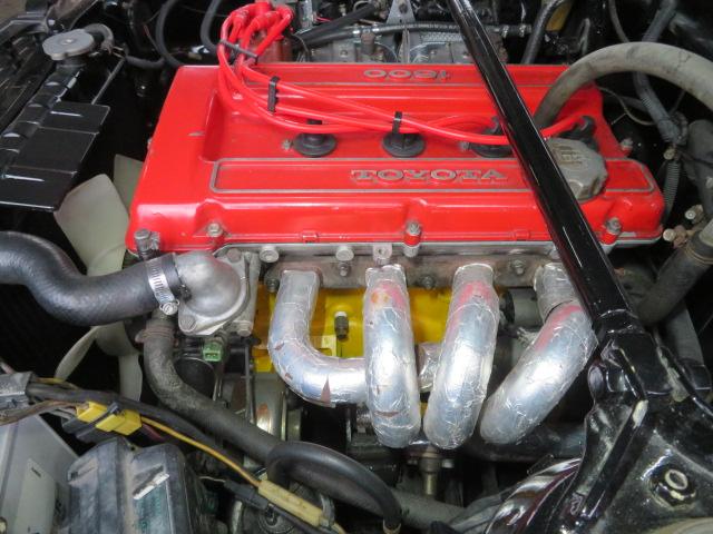 カローラレビン TE71カローラレビン 5MT ソレックスキャブレター 社外アルミ 社外ショック バケットシート ロールバー 社外マフラー オールペイント済み(47枚目)