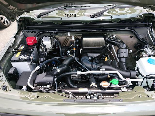 ジムニー ＸＣ　切り替え式４ＷＤ　届け出済未使用車　フロントシートヒーター　オートエアコン　プッシュスタートエンジン　ウインカードアミラー　アルミホイール　革巻きハンドル　ステアリングスイッチ（40枚目）