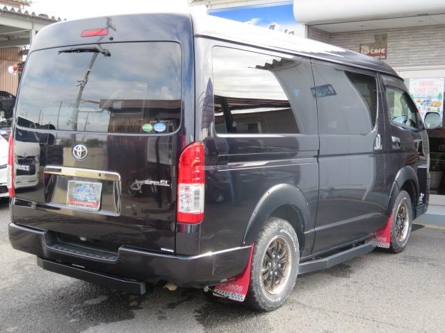 ハイエースバン スーパーGL ダークプライム アクティブエース 8人乗車 シートレイアウト変更可 Tセンス 両側電動スライド 社外16AW グリルガード オーバーフェンダー アルパイン11型ナビ Rモニター 固アタッチメント LED スマートキー(7枚目)