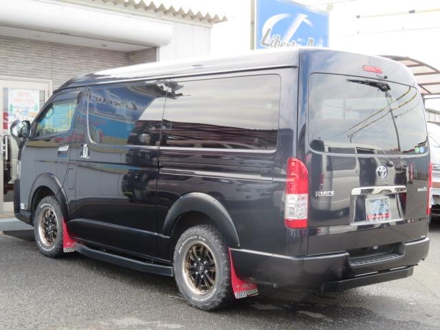 ハイエースバン スーパーGL ダークプライム アクティブエース 8人乗車 シートレイアウト変更可 Tセンス 両側電動スライド 社外16AW グリルガード オーバーフェンダー アルパイン11型ナビ Rモニター 固アタッチメント LED スマートキー(9枚目)