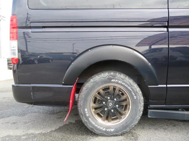 ハイエースバン スーパーGL ダークプライム アクティブエース 8人乗車 シートレイアウト変更可 Tセンス 両側電動スライド 社外16AW グリルガード オーバーフェンダー アルパイン11型ナビ Rモニター 固アタッチメント LED スマートキー(13枚目)