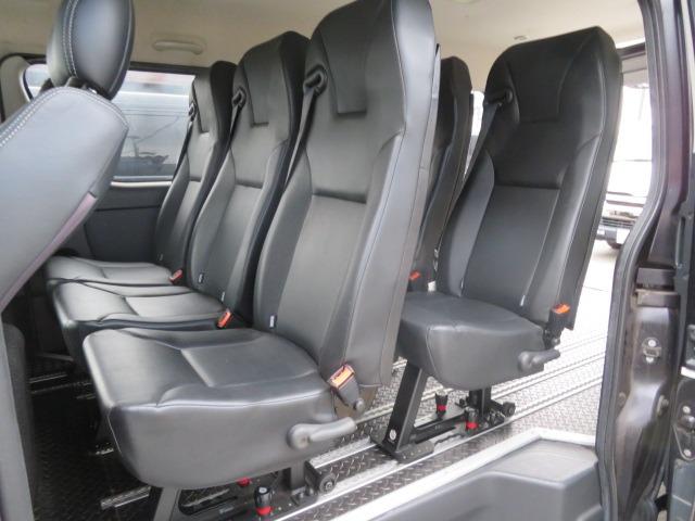 ハイエースバン スーパーGL ダークプライム アクティブエース 8人乗車 シートレイアウト変更可 Tセンス 両側電動スライド 社外16AW グリルガード オーバーフェンダー アルパイン11型ナビ Rモニター 固アタッチメント LED スマートキー(28枚目)