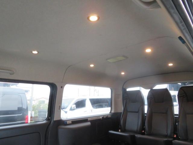 ハイエースバン スーパーGL ダークプライム アクティブエース 8人乗車 シートレイアウト変更可 Tセンス 両側電動スライド 社外16AW グリルガード オーバーフェンダー アルパイン11型ナビ Rモニター 固アタッチメント LED スマートキー(39枚目)