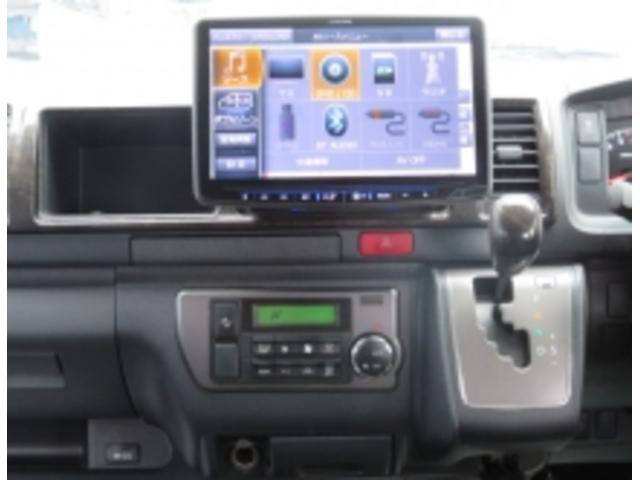 ハイエースバン スーパーGL ダークプライム アクティブエース 8人乗車 シートレイアウト変更可 Tセンス 両側電動スライド 社外16AW グリルガード オーバーフェンダー アルパイン11型ナビ Rモニター 固アタッチメント LED スマートキー(53枚目)