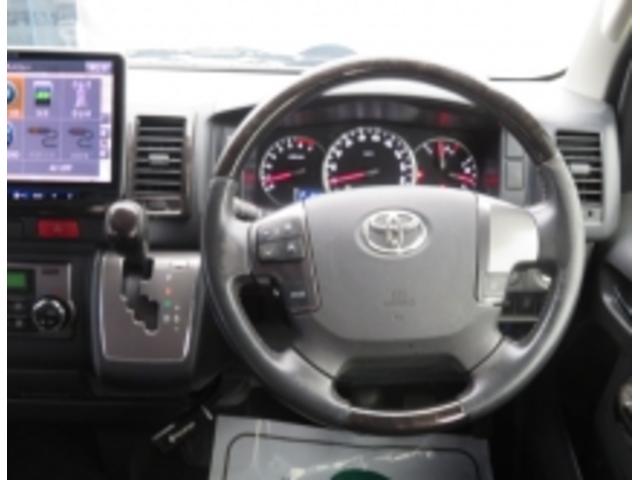 ハイエースバン スーパーGL ダークプライム アクティブエース 8人乗車 シートレイアウト変更可 Tセンス 両側電動スライド 社外16AW グリルガード オーバーフェンダー アルパイン11型ナビ Rモニター 固アタッチメント LED スマートキー(54枚目)