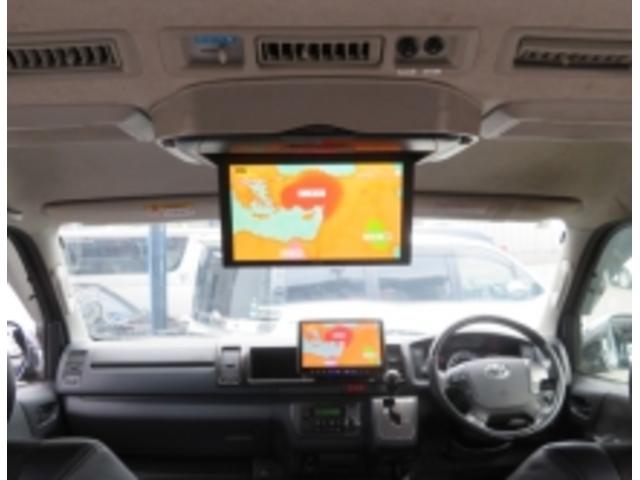 ハイエースバン スーパーGL ダークプライム アクティブエース 8人乗車 シートレイアウト変更可 Tセンス 両側電動スライド 社外16AW グリルガード オーバーフェンダー アルパイン11型ナビ Rモニター 固アタッチメント LED スマートキー(57枚目)