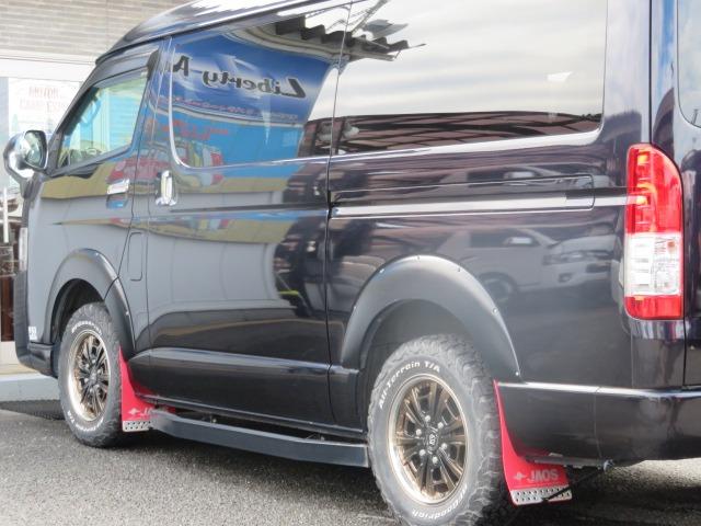 ハイエースバン スーパーGL ダークプライム アクティブエース 8人乗車 シートレイアウト変更可 Tセンス 両側電動スライド 社外16AW グリルガード オーバーフェンダー アルパイン11型ナビ Rモニター 固アタッチメント LED スマートキー(66枚目)