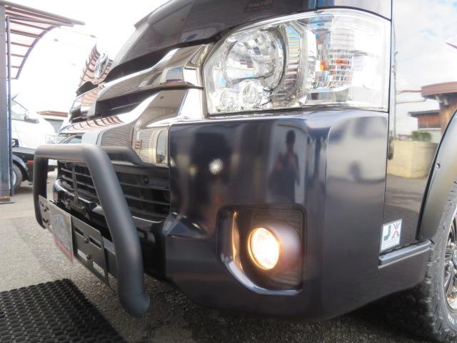 ハイエースバン スーパーGL ダークプライム アクティブエース 8人乗車 シートレイアウト変更可 Tセンス 両側電動スライド 社外16AW グリルガード オーバーフェンダー アルパイン11型ナビ Rモニター 固アタッチメント LED スマートキー(67枚目)