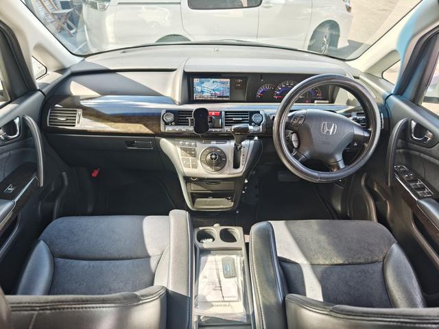 エリシオン GエアロHDDナビスマートセレクション 両側電動ドア 純正ワンセグTV バックカメラ HDMI接続 7人乗 HID ETC 禁煙車両 クリアランスソナー(9枚目)