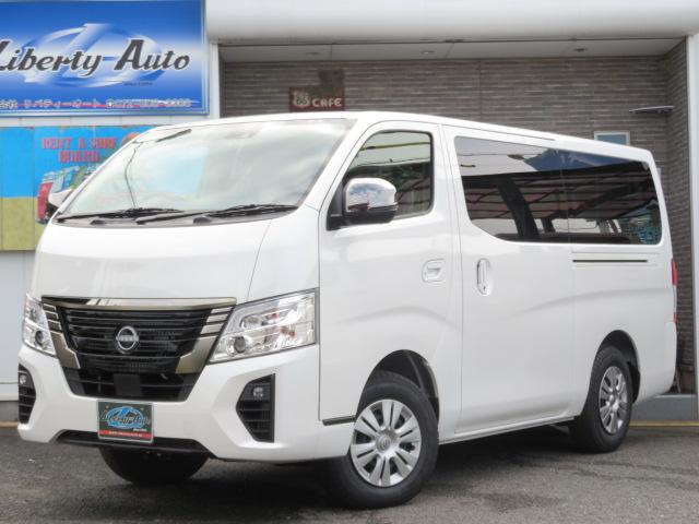 キャラバン ロンググランドプレミアムGX 寒冷地仕様 運転席助手席シートヒーター 左電動スライドドア インテリジェントルームミラー アラウンドビューモニター ハーフレザーシート 4WD 11型ディスプレーオーディオ スクラッチシールド 即納〇(4枚目)