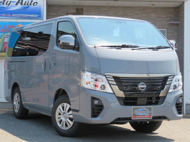 キャラバン ロンググランドプレミアムGX 新車未登録 4WD ディーゼルターボ 寒冷地 オートスライドドア スクラッチシールド アルパイン11型Dオーディオ 全方位運転支援 衝突軽減 アラウンドビューM 車線遺脱 シートヒーター 即納〇(2枚目)