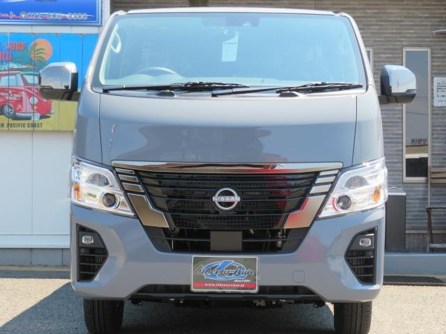 キャラバン ロンググランドプレミアムGX 新車未登録 4WD ディーゼルターボ 寒冷地 オートスライドドア スクラッチシールド アルパイン11型Dオーディオ 全方位運転支援 衝突軽減 アラウンドビューM 車線遺脱 シートヒーター 即納〇(3枚目)