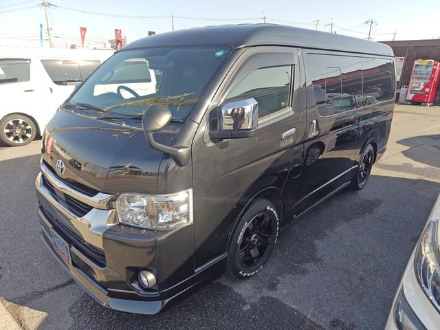 ハイエースバン スーパーGL ダークプライムII ワイドボディ 4WD エアロ 17アルミ リアスライドフロア デジタルインナーミラー パノラミックビューモニター ホワイトレタータイヤ 大型センターコンソール 寒冷地仕様 ナビ フルセグ BT(30枚目)