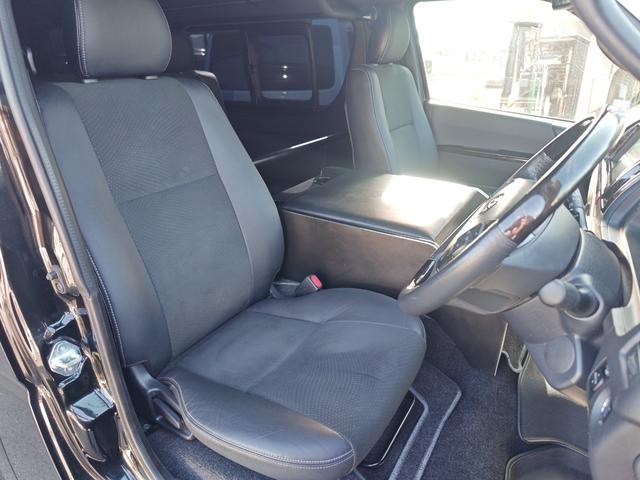 ハイエースバン スーパーGL ダークプライムII ワイドボディ 4WD エアロ 17アルミ リアスライドフロア デジタルインナーミラー パノラミックビューモニター ホワイトレタータイヤ 大型センターコンソール 寒冷地仕様 ナビ フルセグ BT(38枚目)