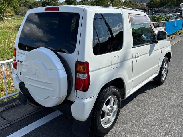 パジェロミニ X スタイリッシュパッケージ 純正アルミ 社外CD キーレス 背面タイヤ タイミングベルト交換済み(8枚目)