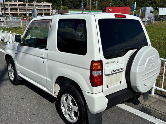 パジェロミニ X スタイリッシュパッケージ 純正アルミ 社外CD キーレス 背面タイヤ タイミングベルト交換済み(9枚目)