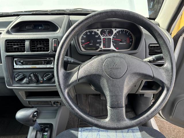 パジェロミニ X スタイリッシュパッケージ 純正アルミ 社外CD キーレス 背面タイヤ タイミングベルト交換済み(10枚目)