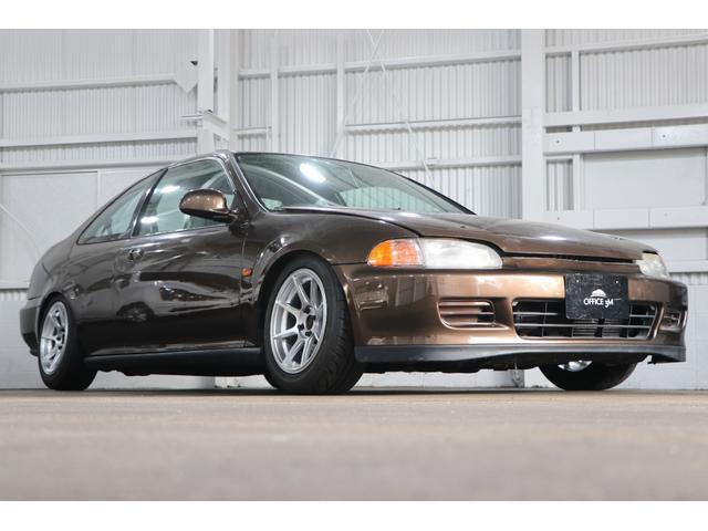 シビッククーペ ベースグレード　フル内装／Ｂ１６Ａ／スピリット車高調／ＦＲＰボンネ（46枚目）