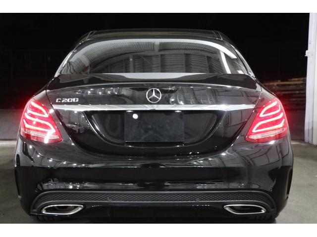Cクラス C200アバンギャルド AMGライン レザーエクスクルーシブパッケージ/ヘッドアップディスプレイ/黒革シート/パークトロニック/シートヒーター/パワートランク/純正18インチAW/LEDライト(7枚目)