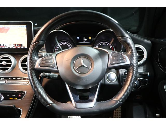 Cクラス C200アバンギャルド AMGライン レザーエクスクルーシブパッケージ/ヘッドアップディスプレイ/黒革シート/パークトロニック/シートヒーター/パワートランク/純正18インチAW/LEDライト(22枚目)