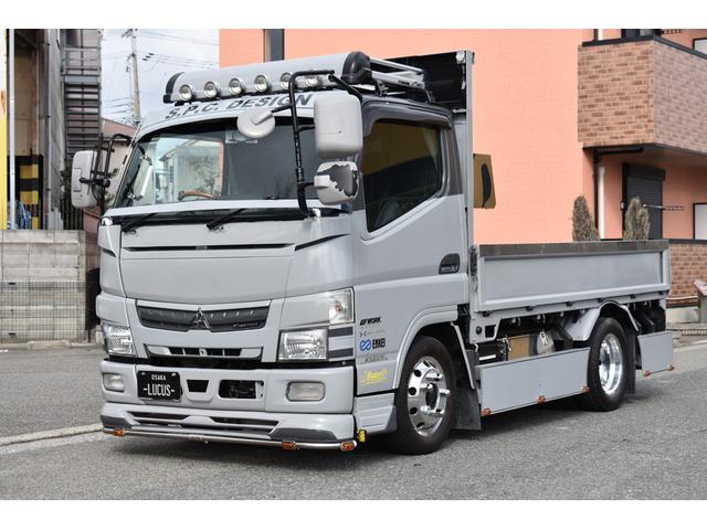 キャンター ＰＳ　ＰＷ　３．０ＤＴ　５ＭＴ　積載２０００ｋｇ　ＥＴＣ　ＰＳ　ＰＷ　３．０ＤＴ　５ＭＴ　積載２０００ｋｇ　ＥＴＣ　柿本マフラー　ルーフキャリア　バックアイ　フルセグナビ　サイドマーカー（24枚目）