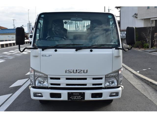 エルフトラック 強化フルフラットローダンプ ダンプ 積載3000kg 6MT 車両総重量5985kg ETC コボレーン付き パワステ PW 長さ約469cm 幅169cm 高さ198cm(3枚目)