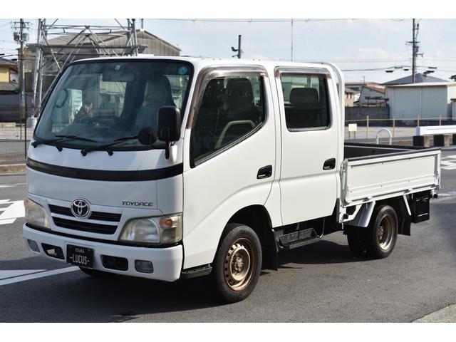 トヨエース Ｗキャブロングジャストロー　積載１２５０ｋｇ　ＭＴ　車両総重量３３２０ｋｇ　リアヒーター　ＥＴＣ　フロントフォグランプ　荷台長さ２１０ｃｍ　幅１６０ｃｍ　高さ３８ｃｍ（4枚目）
