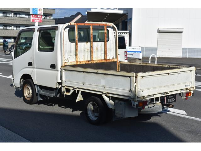 ダイナトラック Wキャブロングジャストロー 積載1250kg MT 新免許対応 車両総重量3320kg ガソリン 荷台寸法 長さ210cm 幅160cm 高さ38cm(10枚目)