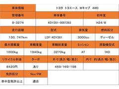 ■ＰＳ　ＰＷ　ＡＴ　４ＷＤ　積載１０００ｋｇ　シングルタイヤ　新免許対応　ＡＢＳ　助手席エアバック　６人乗り■ 5