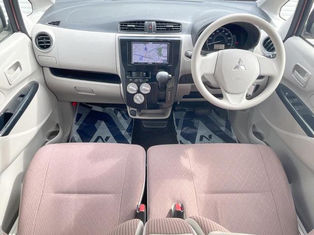 eKワゴン E イクリプスナビ 運転席シートヒーター リモコンキー バニティミラー ヘッドライトレベライザー プライバシーガラス 電動格納ミラー ダイヤルエアコン(2枚目)