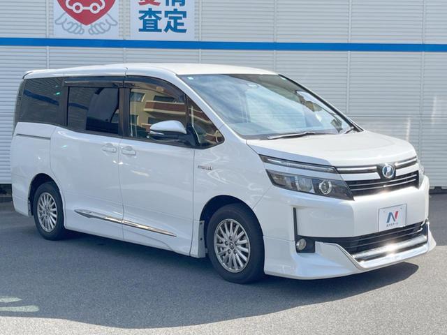 ヴォクシー ハイブリッドV モデリスタフルエアロ 純正ナビ 両側電動スライドドア セーフティセンスC クルーズコントロール バックカメラ ETC Bluetooth LEDヘッドライト 純正15インチアルミホイール(16枚目)