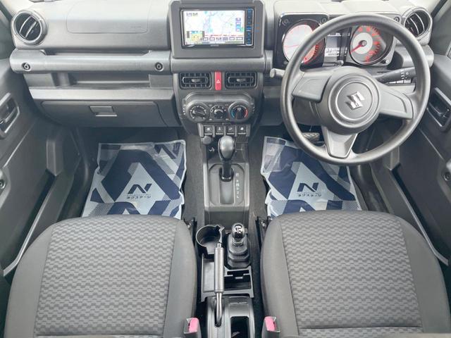 ジムニー ＸＧ　４ＷＤ　ターボ　純正ナビ　デュアルセンサーブレーキサポート　バックカメラ　ＥＴＣ　Ｂｌｕｅｔｏｏｔｈ　誤発進抑制機能　車線逸脱警報機能　オートライト　ハイビームアシスト（2枚目）