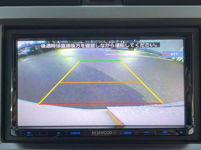 ゼストスパーク Ｗターボ　ケンウッドナビ　バックカメラ　ＥＴＣ　ＨＩＤヘッドライト　純正１４インチアルミホイール　スマートキーシステム　革巻きステアリング　オートエアコン　バニティミラー　プライバシーガラス（4枚目）